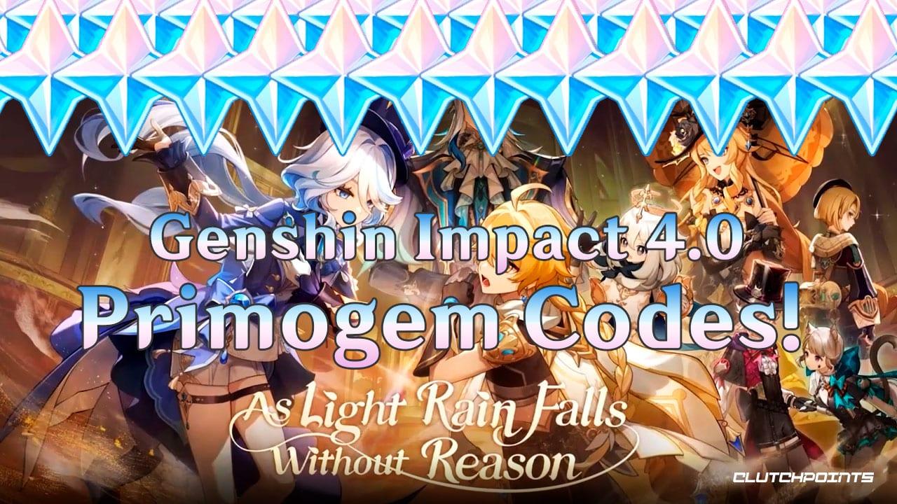 Códigos de Resgate da Versão 4.0 de Genshin Impact